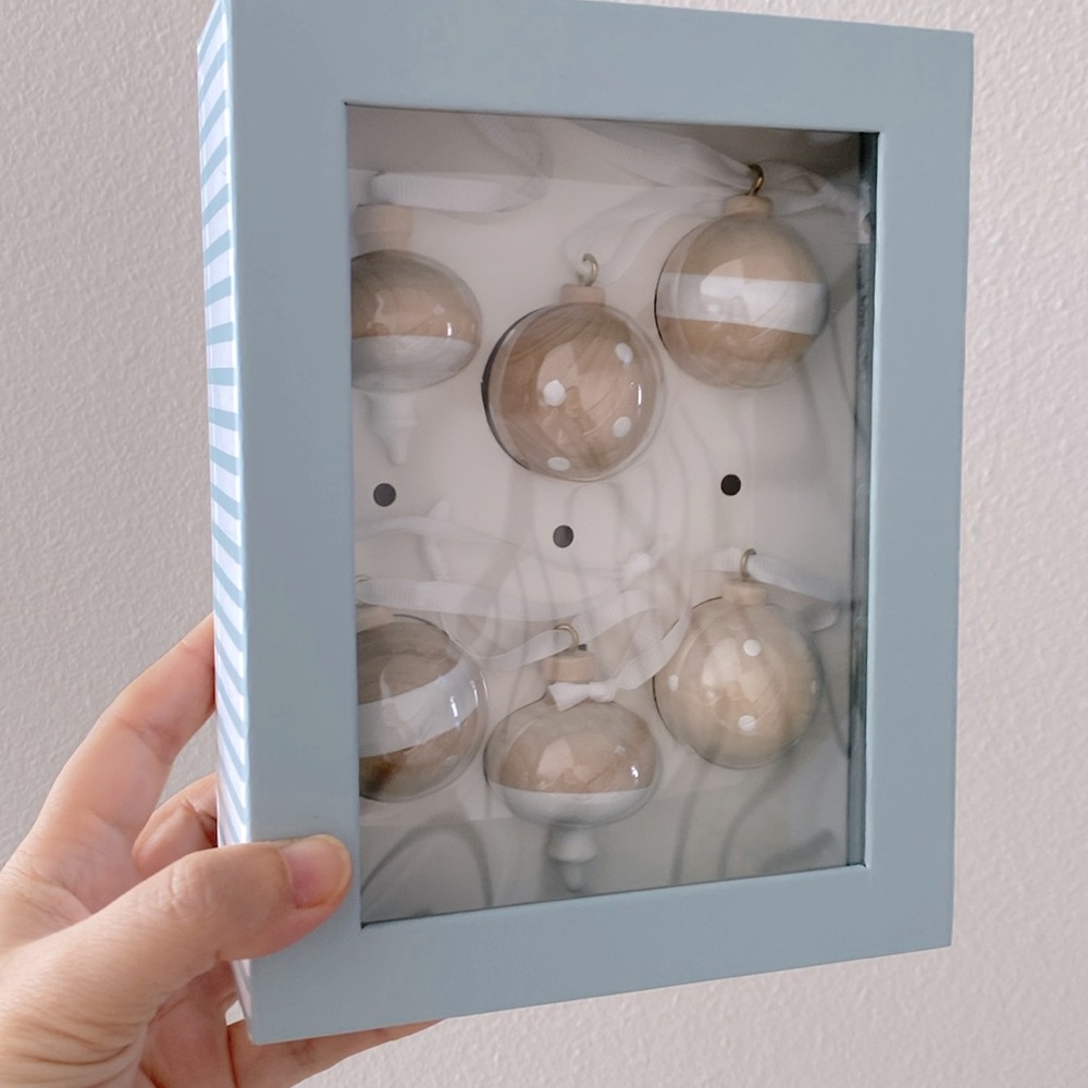 TWO Target Sugar Paper wooden ornament set (2 boxes)